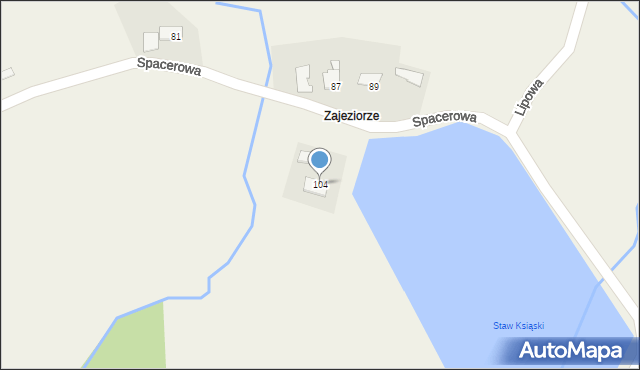 Brzeźnica, Spacerowa, 104, mapa Brzeźnica