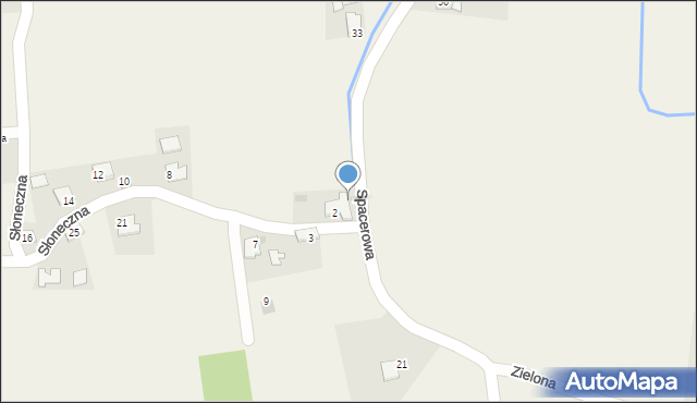 Brzeźnica, Spacerowa, 27, mapa Brzeźnica