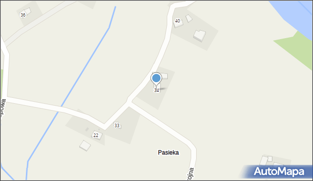 Brzeźnica, Spokojna, 34, mapa Brzeźnica