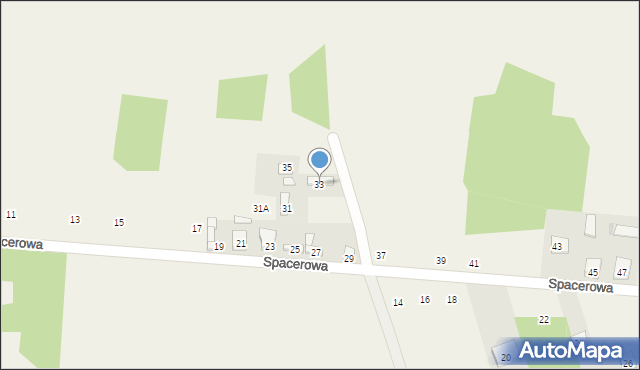 Cynków, Spacerowa, 33, mapa Cynków