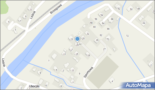 Czaszyn, Sportowa, 21, mapa Czaszyn