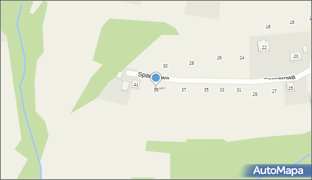 Czechówka, Spacerowa, 39, mapa Czechówka