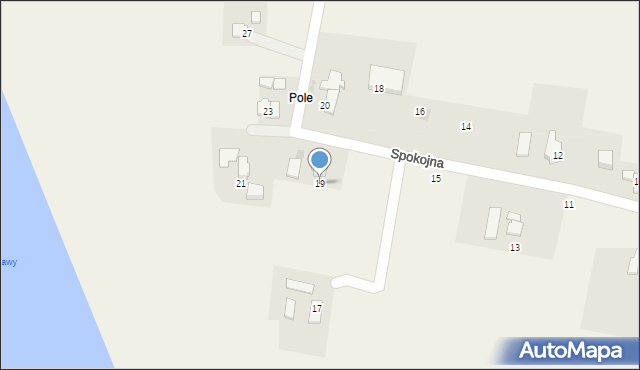 Dębowiec, Spokojna, 19, mapa Dębowiec