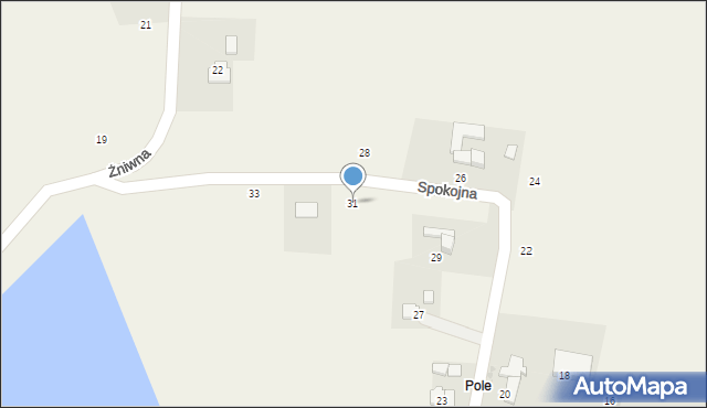 Dębowiec, Spokojna, 31, mapa Dębowiec