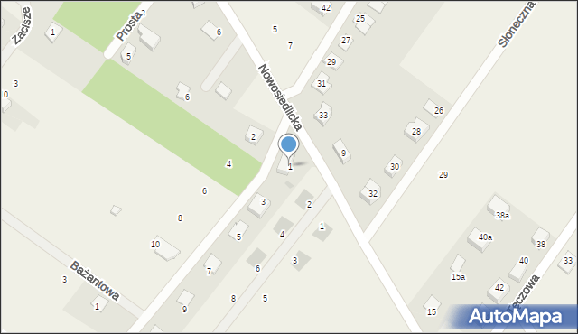 Dobroszyce, Spokojna, 1, mapa Dobroszyce