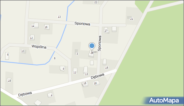 Domatowo, Sportowa, 28, mapa Domatowo