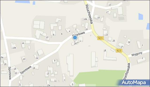 Dzimierz, Sportowa, 1A, mapa Dzimierz