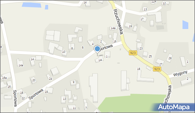 Dzimierz, Sportowa, 3, mapa Dzimierz