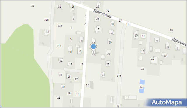 Firlej, Sportowa, 11, mapa Firlej