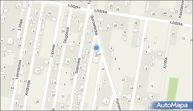 Gałków Mały, Sporna, 1b, mapa Gałków Mały