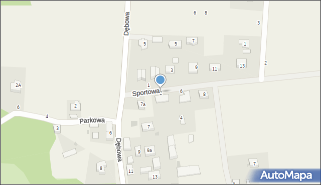 Galowice, Sportowa, 2, mapa Galowice