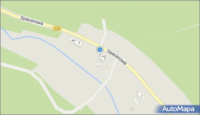 Gdańsk, Spacerowa, 3/2, mapa Gdańska