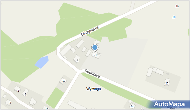 Głogowo, Sportowa, 21, mapa Głogowo