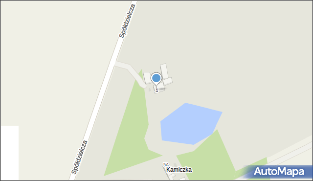 Gościno, Spółdzielcza, 4, mapa Gościno