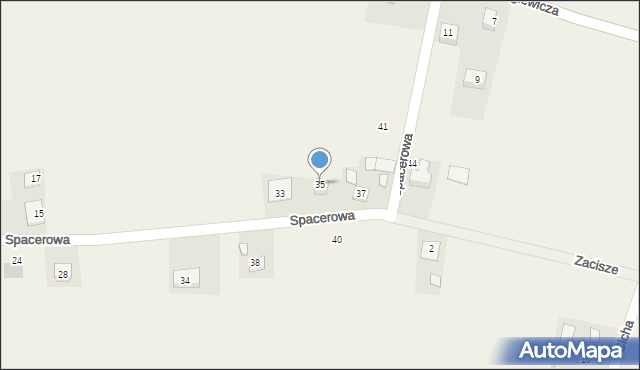 Goszcza, Spacerowa, 35, mapa Goszcza