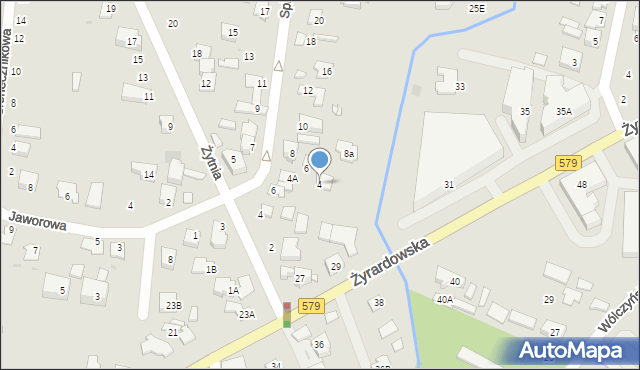 Grodzisk Mazowiecki, Spiska, 4, mapa Grodzisk Mazowiecki