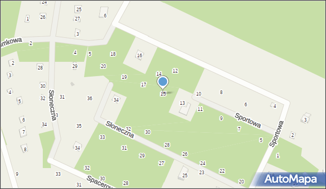 Hipolitów, Sportowa, 15, mapa Hipolitów