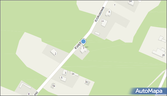 Ignatki, Spokojna, 1, mapa Ignatki