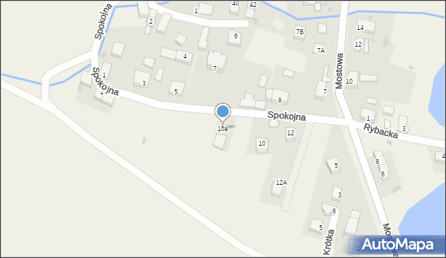 Imbramowice, Spokojna, 10a, mapa Imbramowice