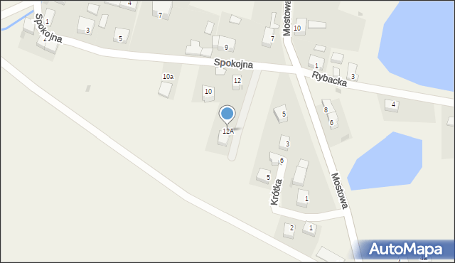 Imbramowice, Spokojna, 12A, mapa Imbramowice