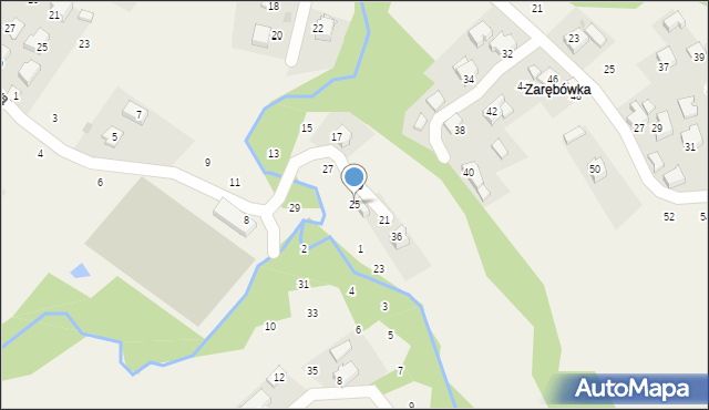 Izdebnik, Sportowa, 25, mapa Izdebnik