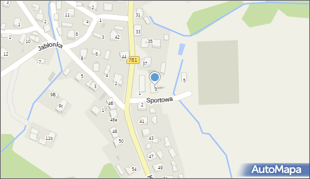 Jankowice, Sportowa, 3, mapa Jankowice