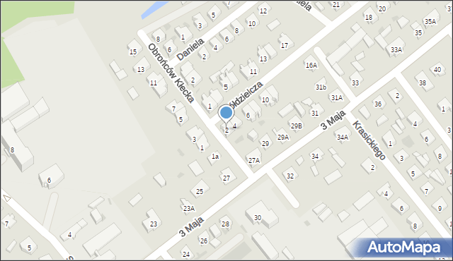 Janowiec Wielkopolski, Spółdzielcza, 2, mapa Janowiec Wielkopolski