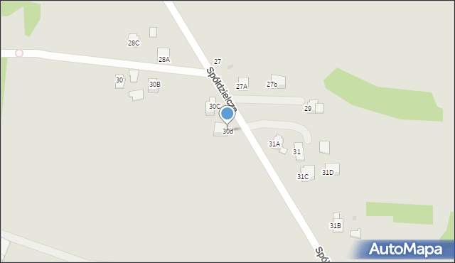 Jastrzębie-Zdrój, Spółdzielcza, 30d, mapa Jastrzębie-Zdrój