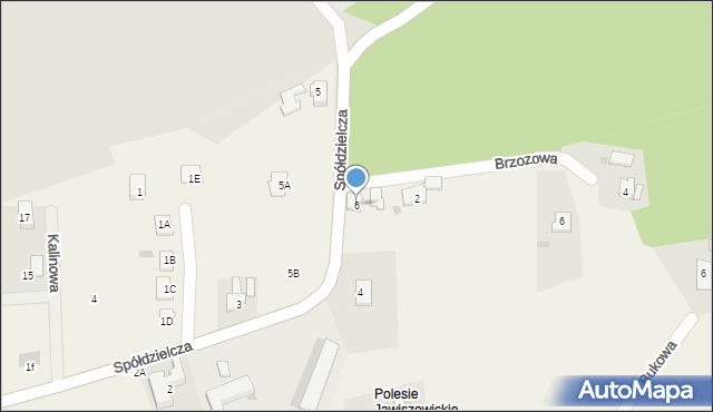 Jawiszowice, Spółdzielcza, 6, mapa Jawiszowice