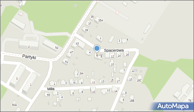 Jaworzno, Spacerowa, 6, mapa Jaworzno