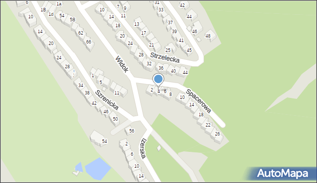 Jelenia Góra, Spacerowa, 4, mapa Jelenia Góra