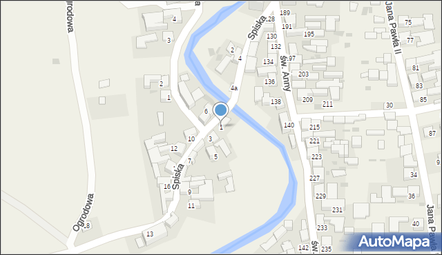 Kacwin, Spiska, 1, mapa Kacwin