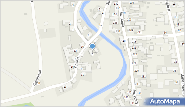 Kacwin, Spiska, 5, mapa Kacwin