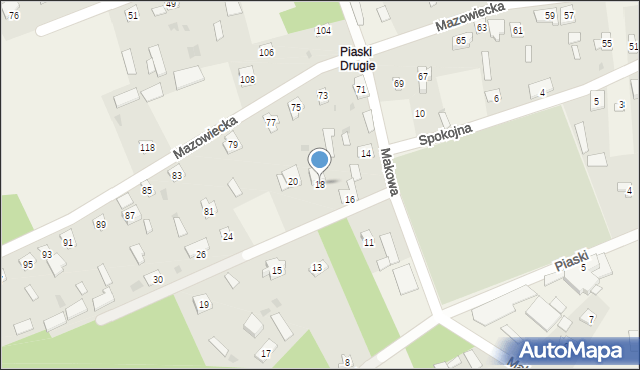 Kamieńczyk, Spokojna, 18, mapa Kamieńczyk