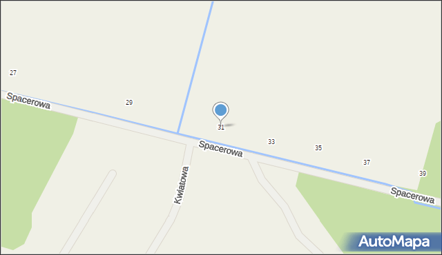 Kamionka, Spacerowa, 31, mapa Kamionka