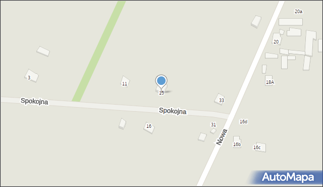 Kamionka, Spokojna, 15, mapa Kamionka