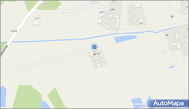 Karczmiska Pierwsze, Spokojna, 68, mapa Karczmiska Pierwsze