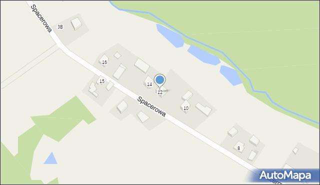 Kleszczewo, Spacerowa, 12, mapa Kleszczewo