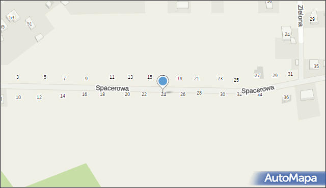 Kobierno, Spacerowa, 24, mapa Kobierno