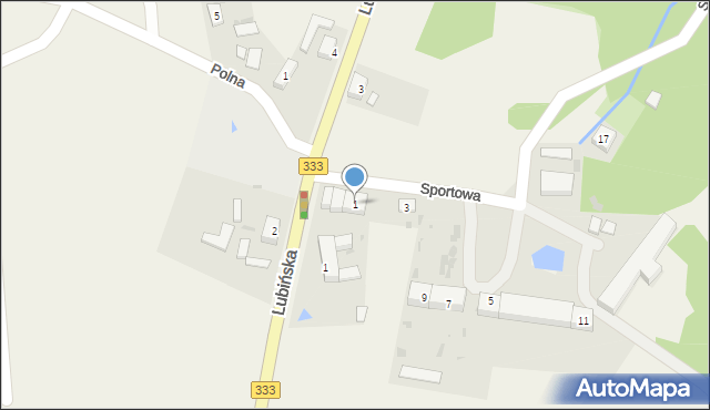 Kochlice, Sportowa, 1, mapa Kochlice