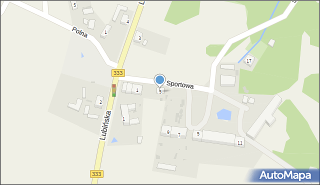 Kochlice, Sportowa, 3, mapa Kochlice