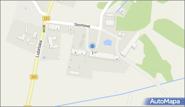 Kochlice, Sportowa, 5, mapa Kochlice