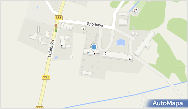 Kochlice, Sportowa, 7, mapa Kochlice