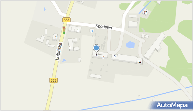 Kochlice, Sportowa, 9, mapa Kochlice