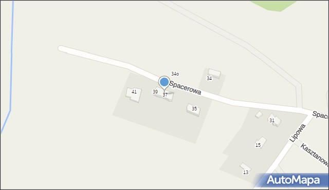 Komarno, Spacerowa, 37, mapa Komarno