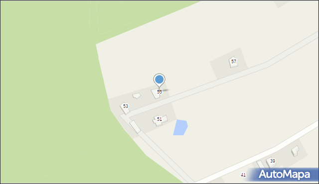 Kończyce Wielkie, Spacerowa, 55, mapa Kończyce Wielkie