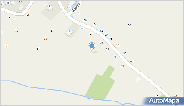 Korczyna, Sporne, 5, mapa Korczyna