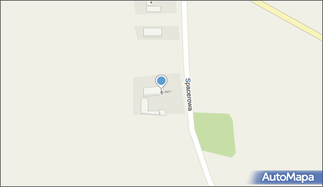 Korytowo, Spacerowa, 6, mapa Korytowo