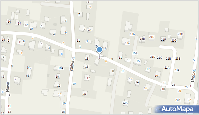 Koszyce Małe, Spacerowa, 4, mapa Koszyce Małe