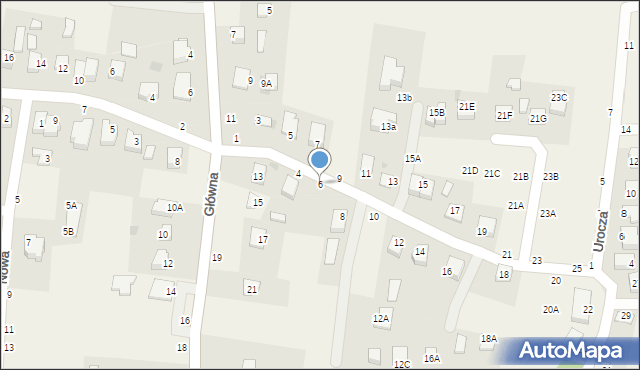 Koszyce Małe, Spacerowa, 6, mapa Koszyce Małe